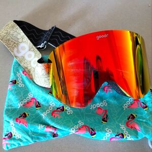 Like New Goodr "Here for the Hot Toddys" ski googles